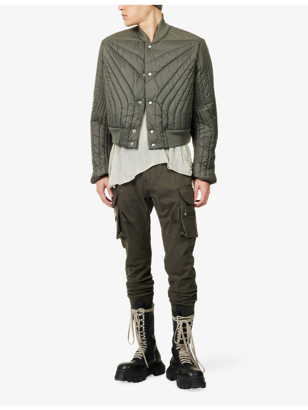 Quilted Flight Shell Bomber - 2