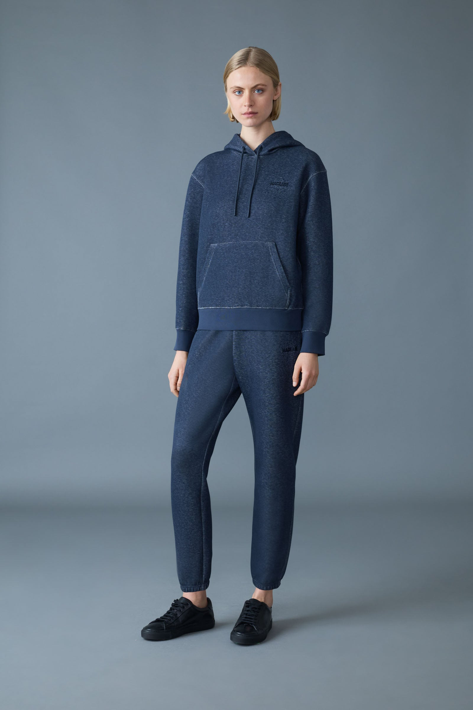 KRYSTIANA Double-face Jersey hoodie - 2