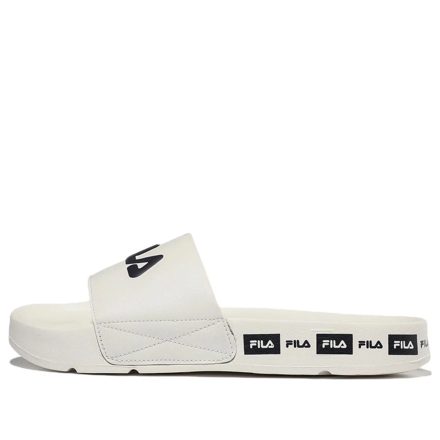 FILA Sports Slippers Unisex White Black Korean Version 'White Black' 1SM01591E_920 - 1