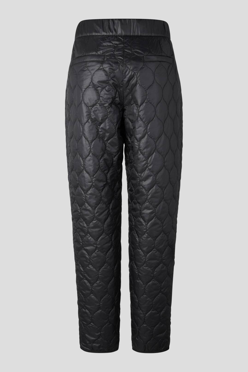 CAYA QUILTED TROUSERS IN BLACK 6