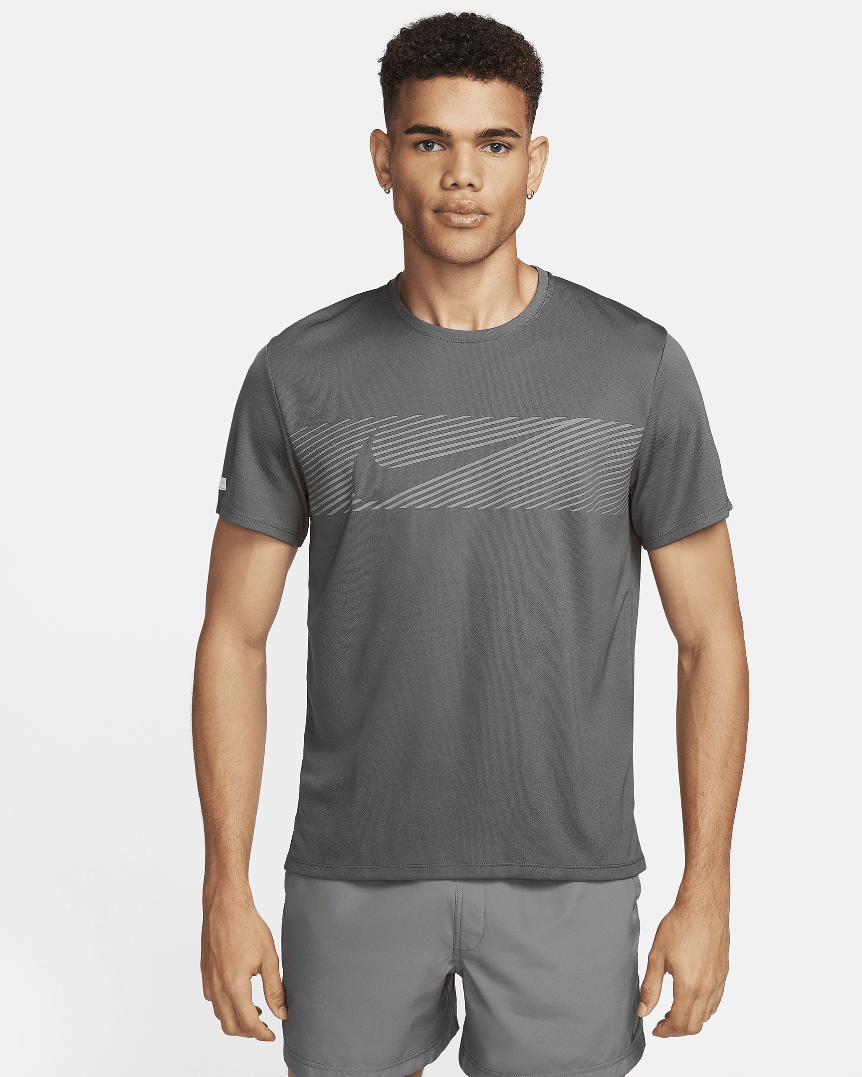 Nike Miler Flash Men's Dri-FIT UV Short-Sleeve Running Top - 1