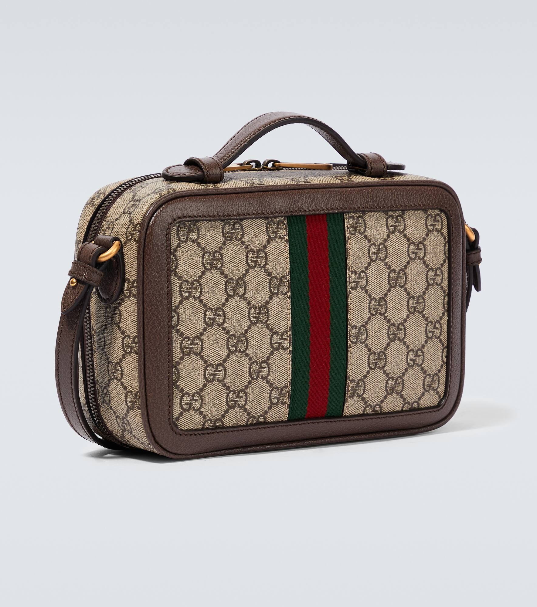 Ophidia Small canvas shoulder bag - 5