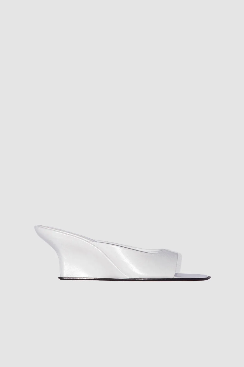 Caroo Burrata Creased Calf Leather Mule - 1