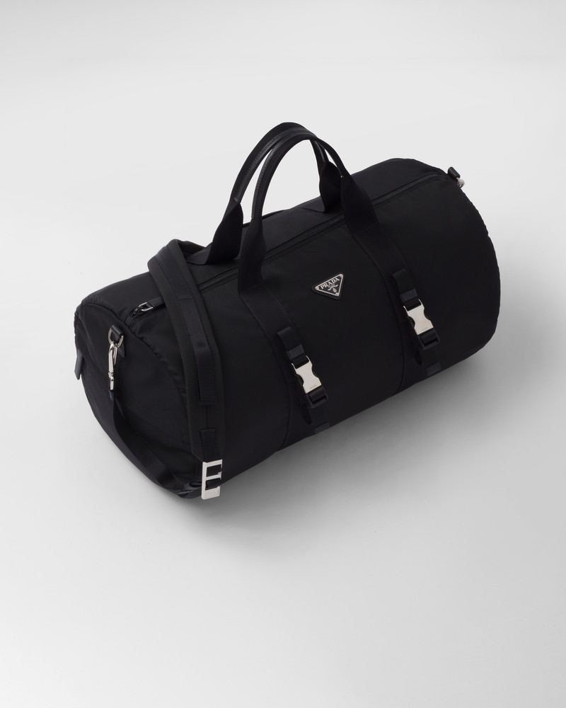 Re-Nylon and Saffiano leather duffle bag 3