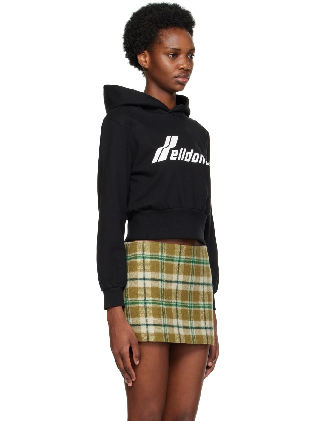 Black Lettering Hoodie - 2