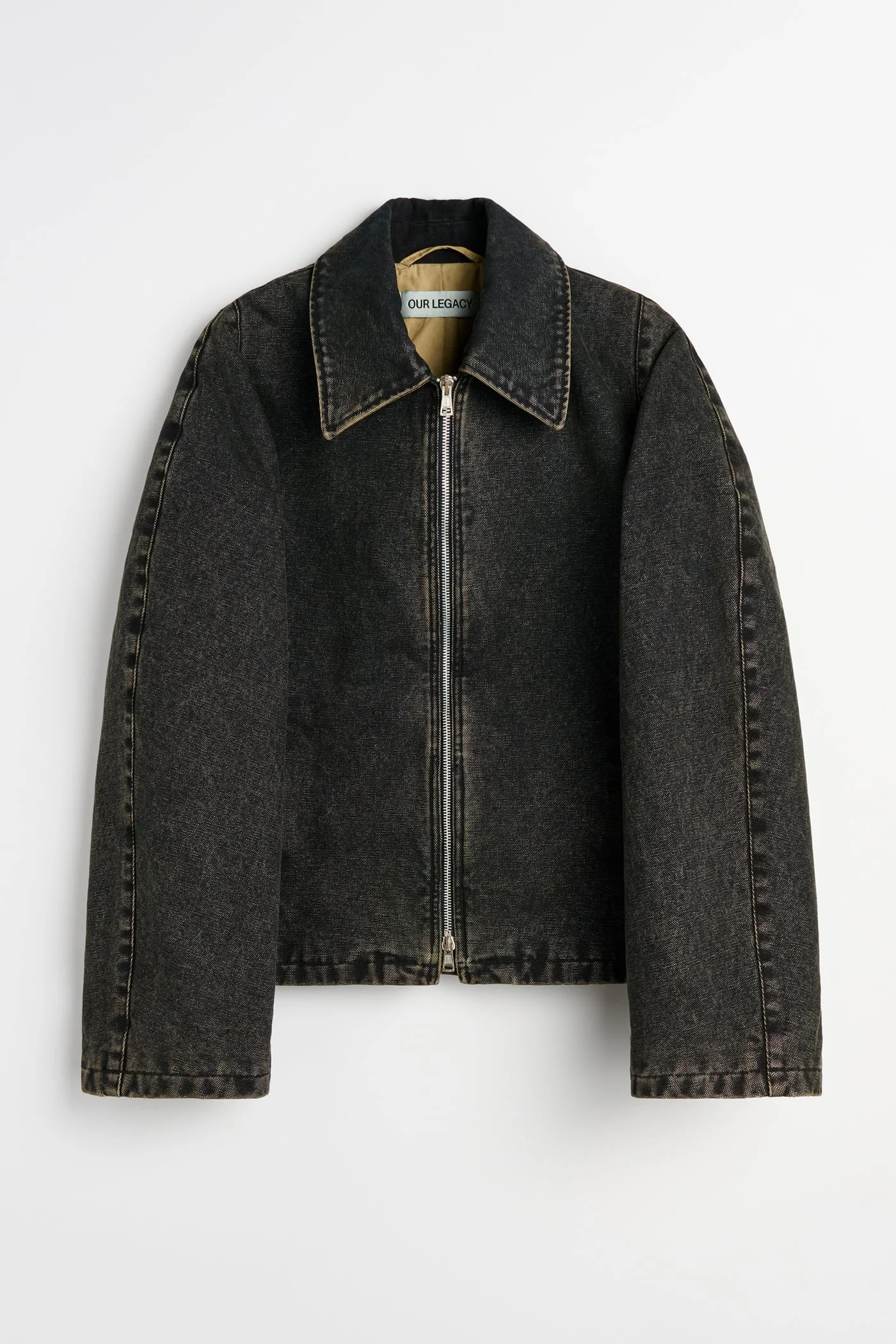 Cinched Jacket Deep Blue Indigo Canvas - 1