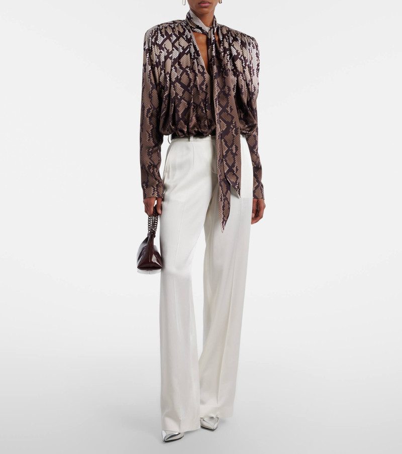 Stella McCartney Satin wide-leg pants outlook