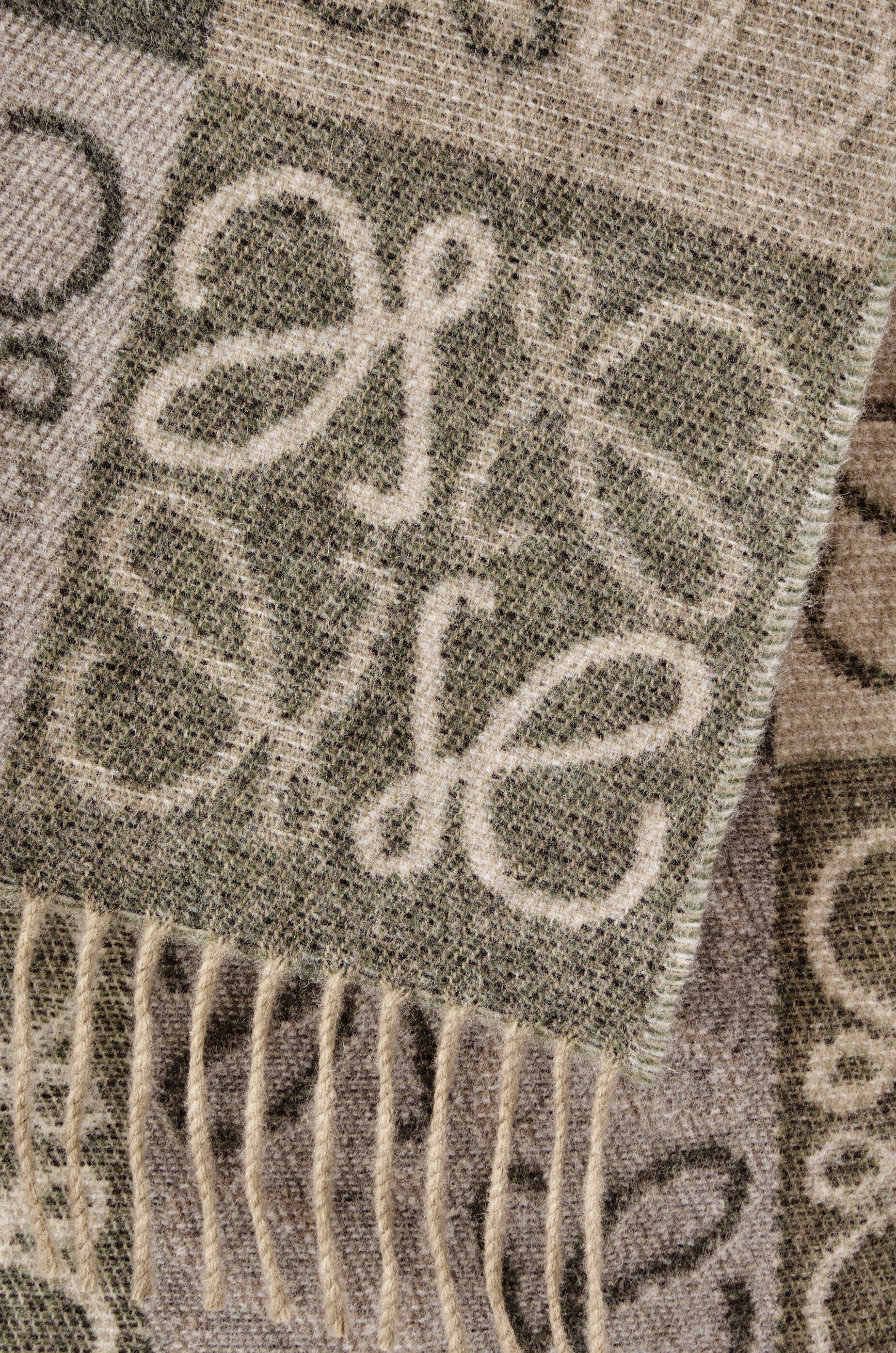 Anagram scarf in wool and cashmere - 3