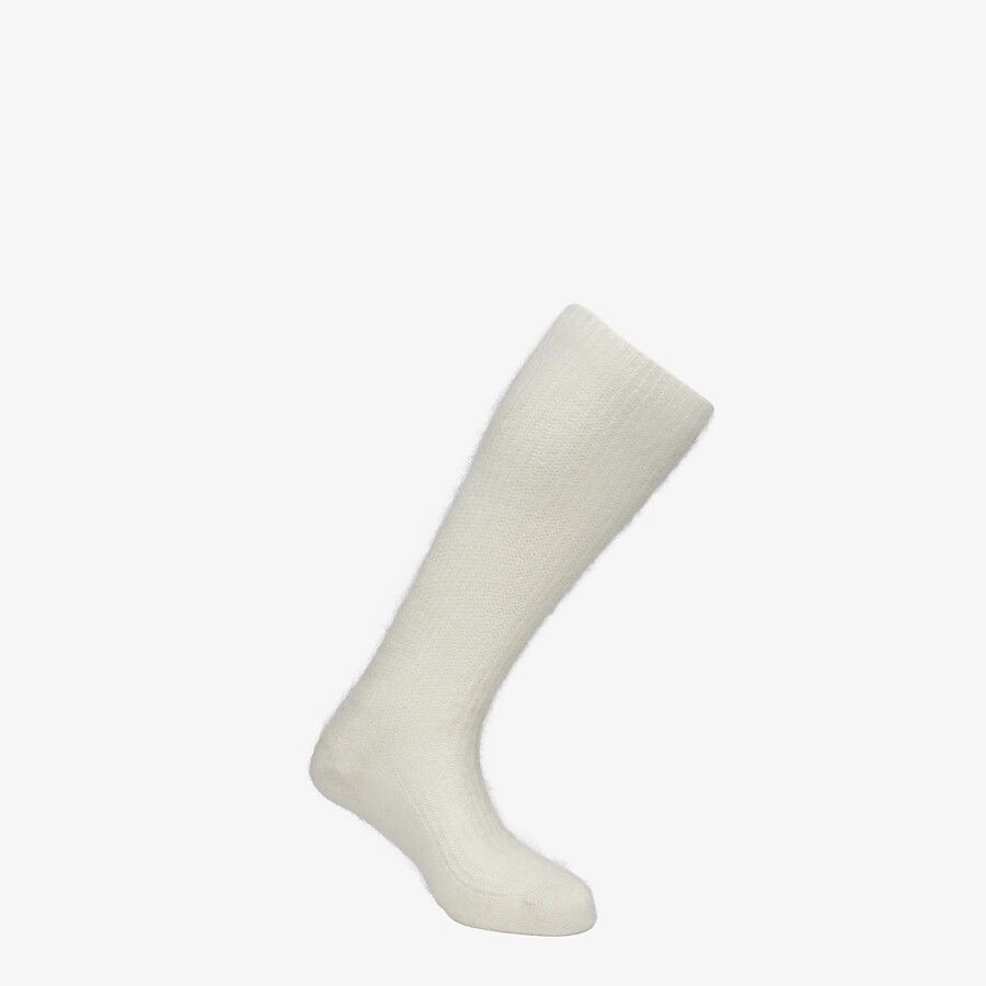 White mohair socks - 1