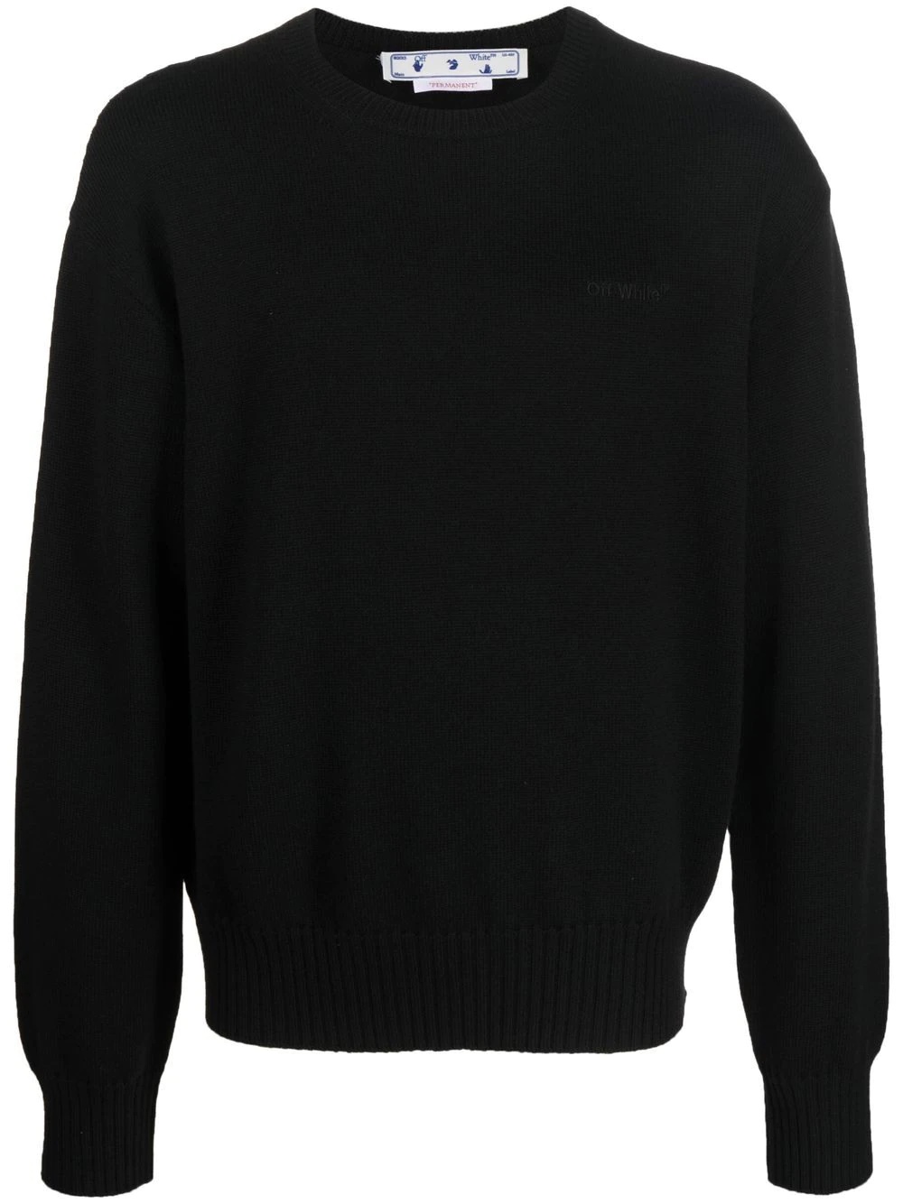 crew-neck wool jumper - 1