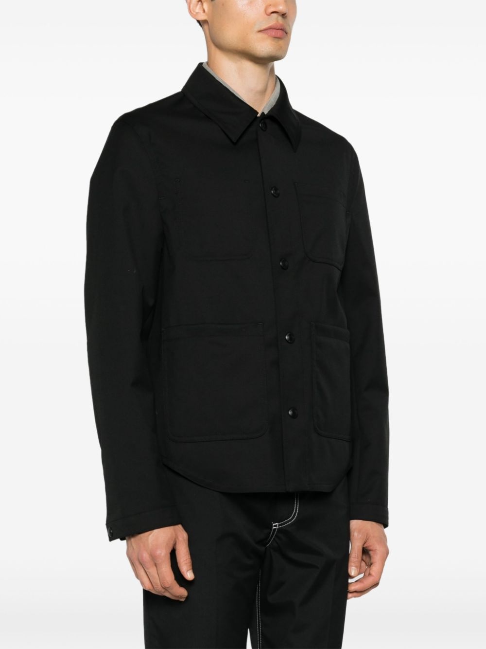 wool shirt jacket - 3