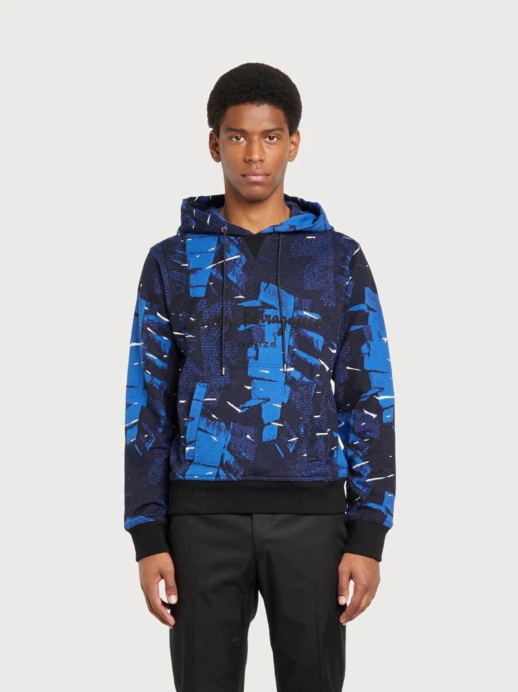 PALME PRINT HOODIE - 2