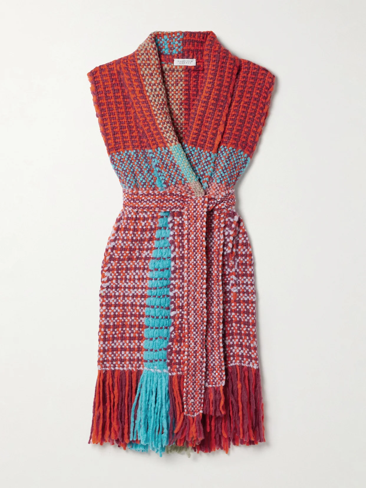 Teagan Fringed Cashmere Vest - 1