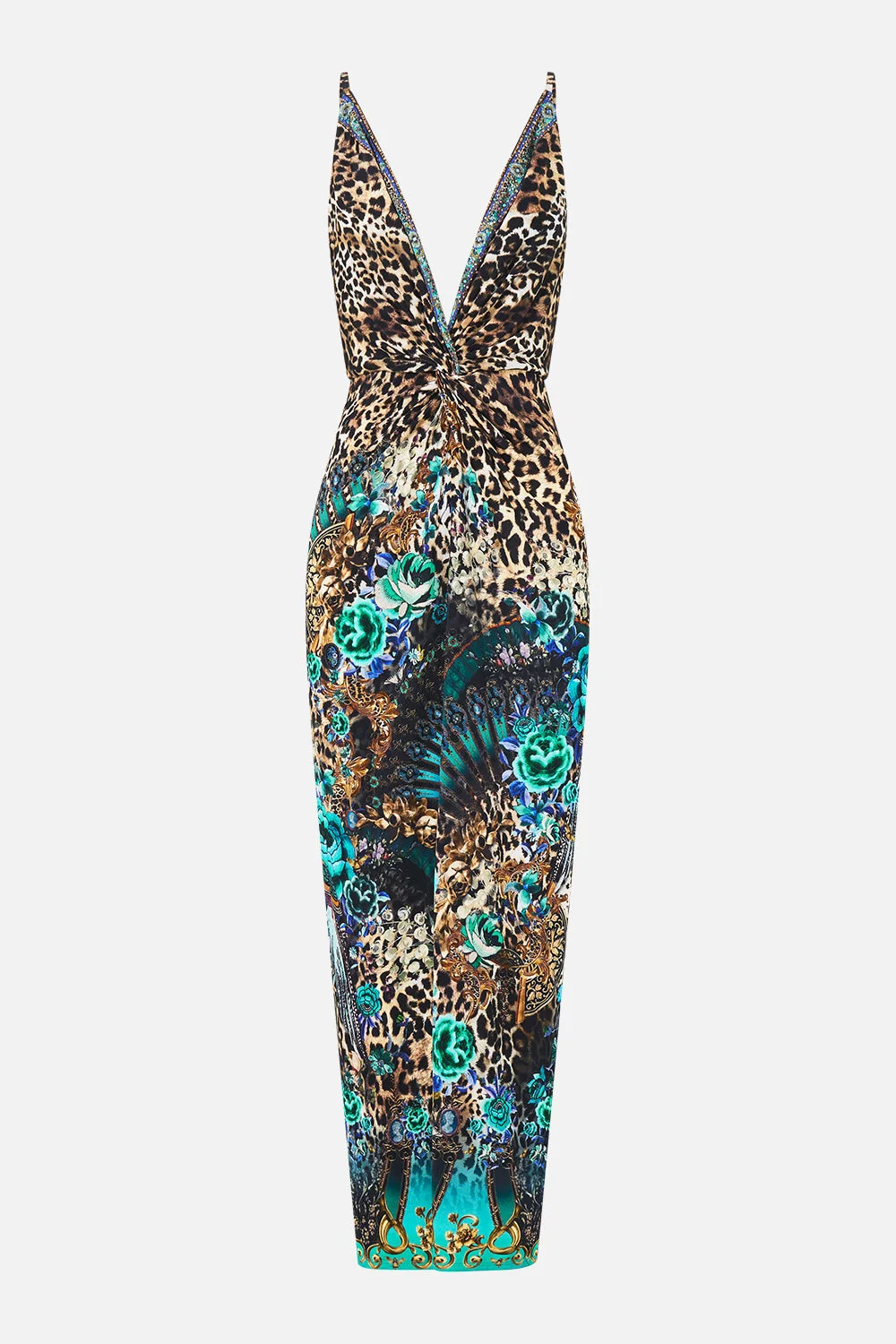 STRAPPY DRESS WITH TWIST FRONT FLAMENCO EUPHORIA - 1