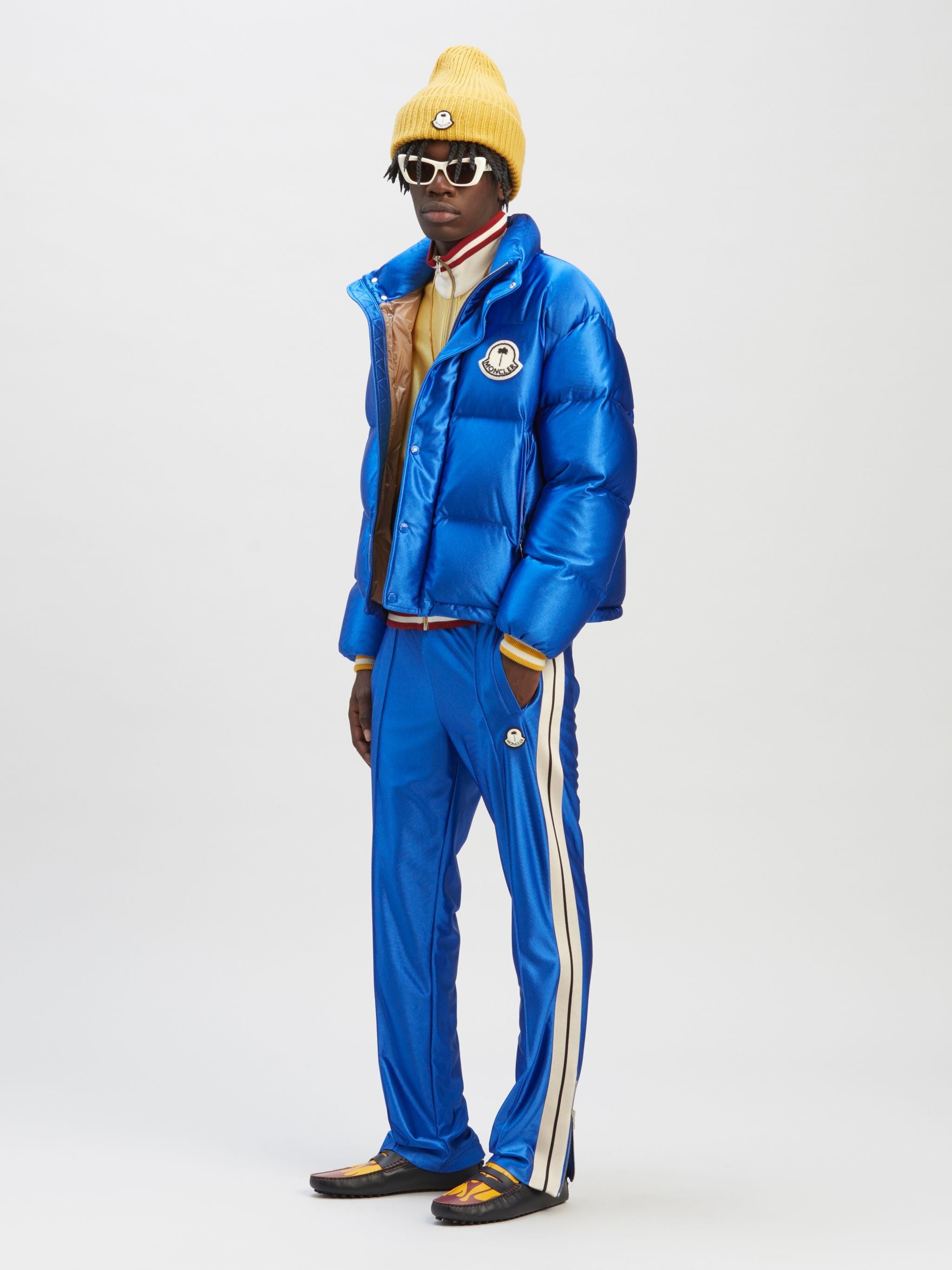8 MONCLER PALM ANGELS TRACK PANTS - 2