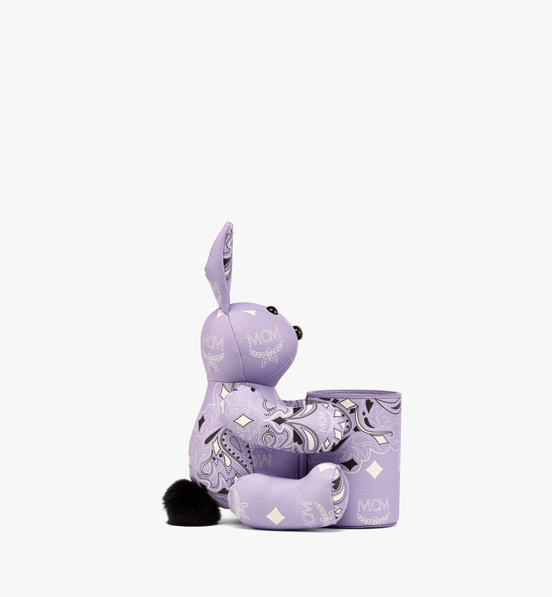 MCM MCM Park Rabbit Stationery Holder in Bandana Visetos outlook