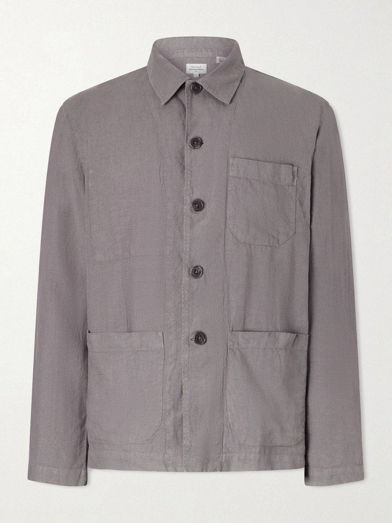 Perry Linen and Cotton-Blend Woven Jacket 1