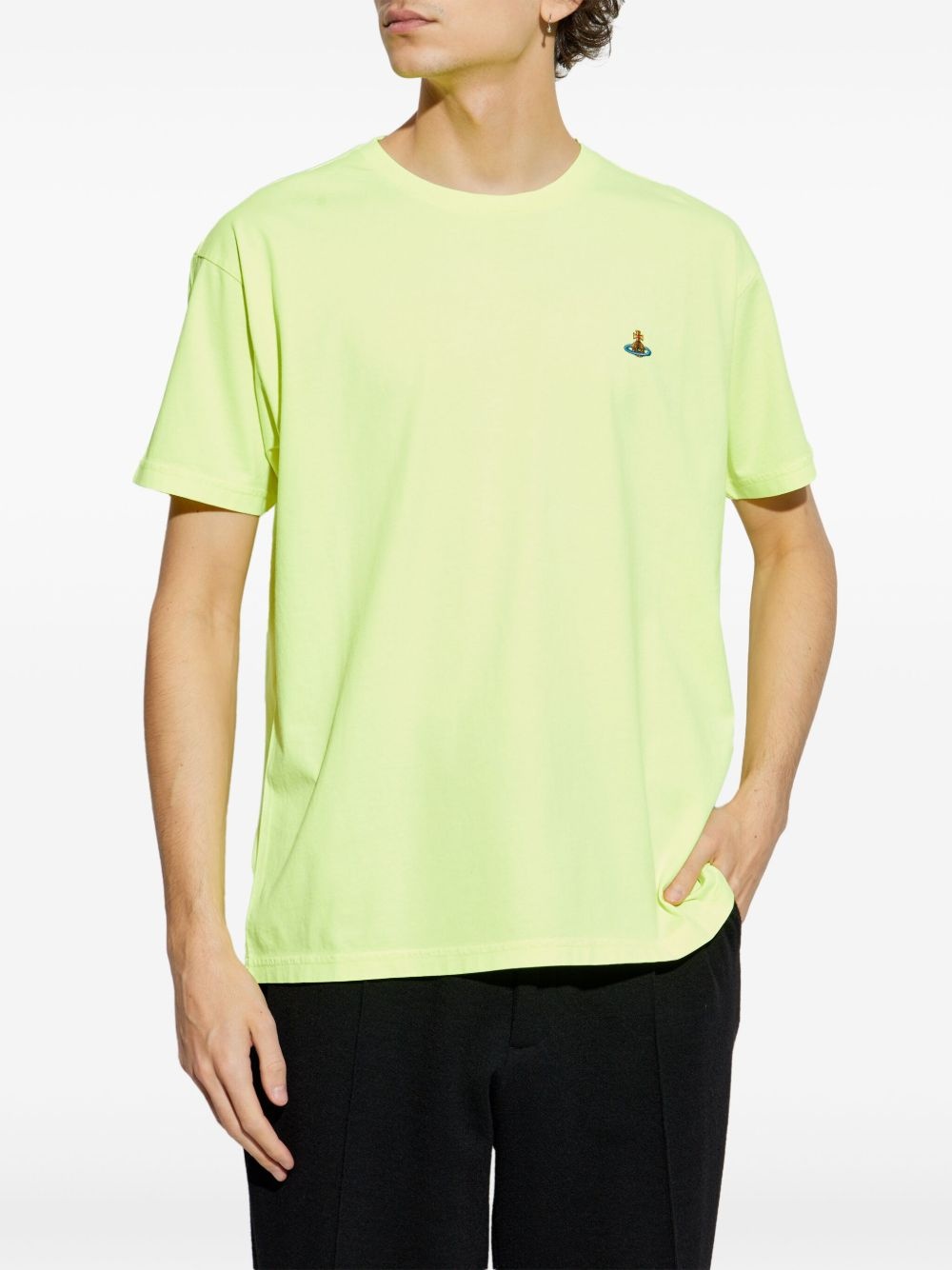 Orb-embroidered T-shirt - 3