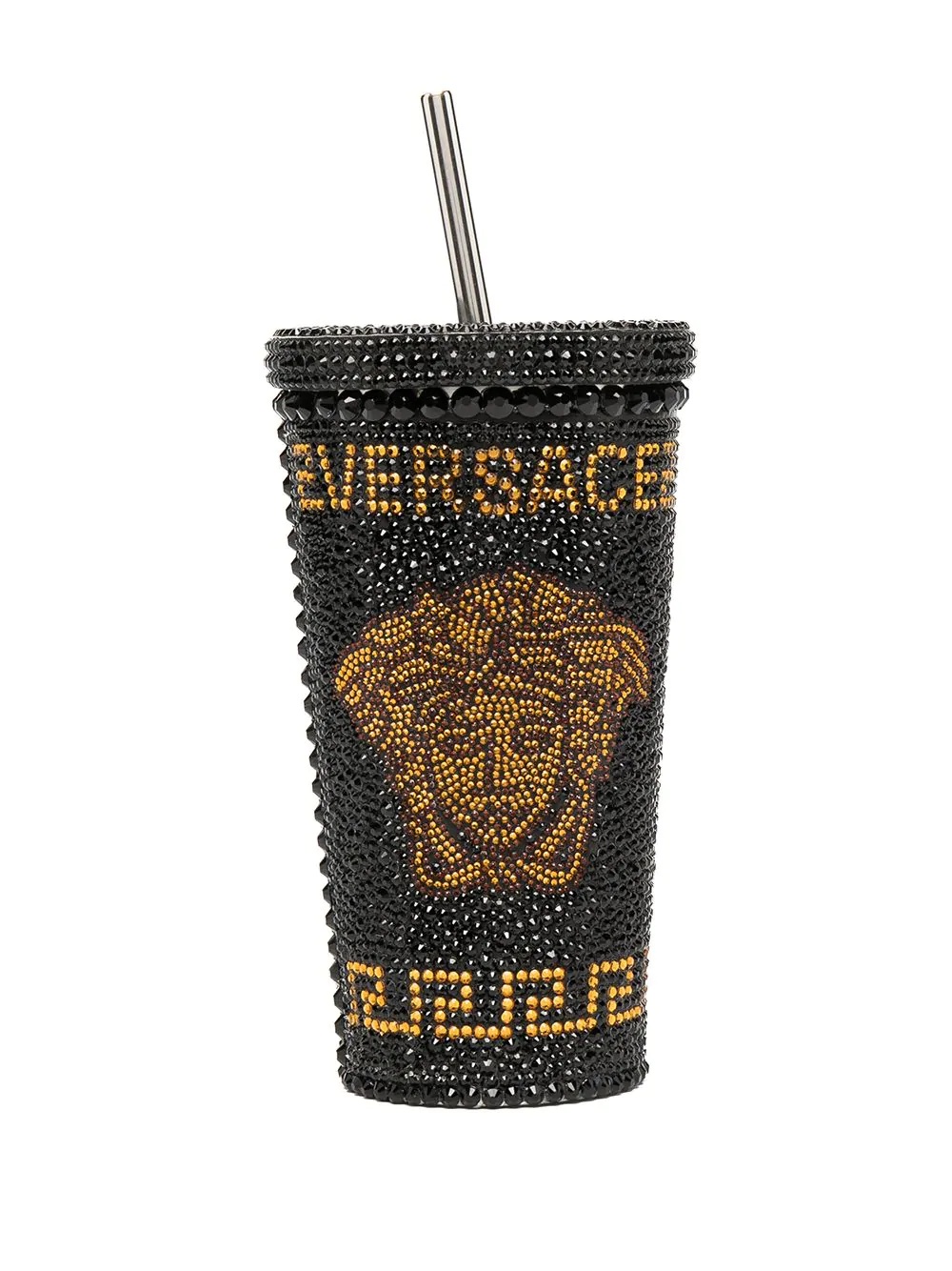 Medusa crystal-embellished travel cup - 2