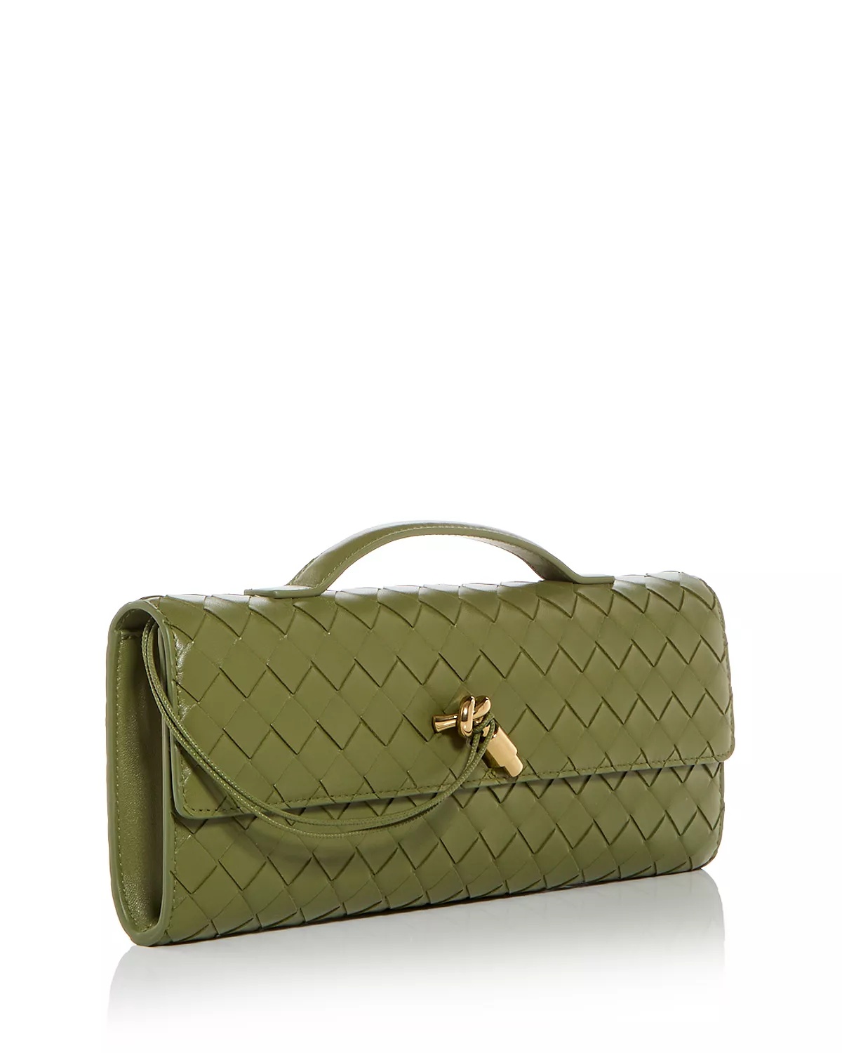 Andiamo Intrecciato Leather Clutch - 4