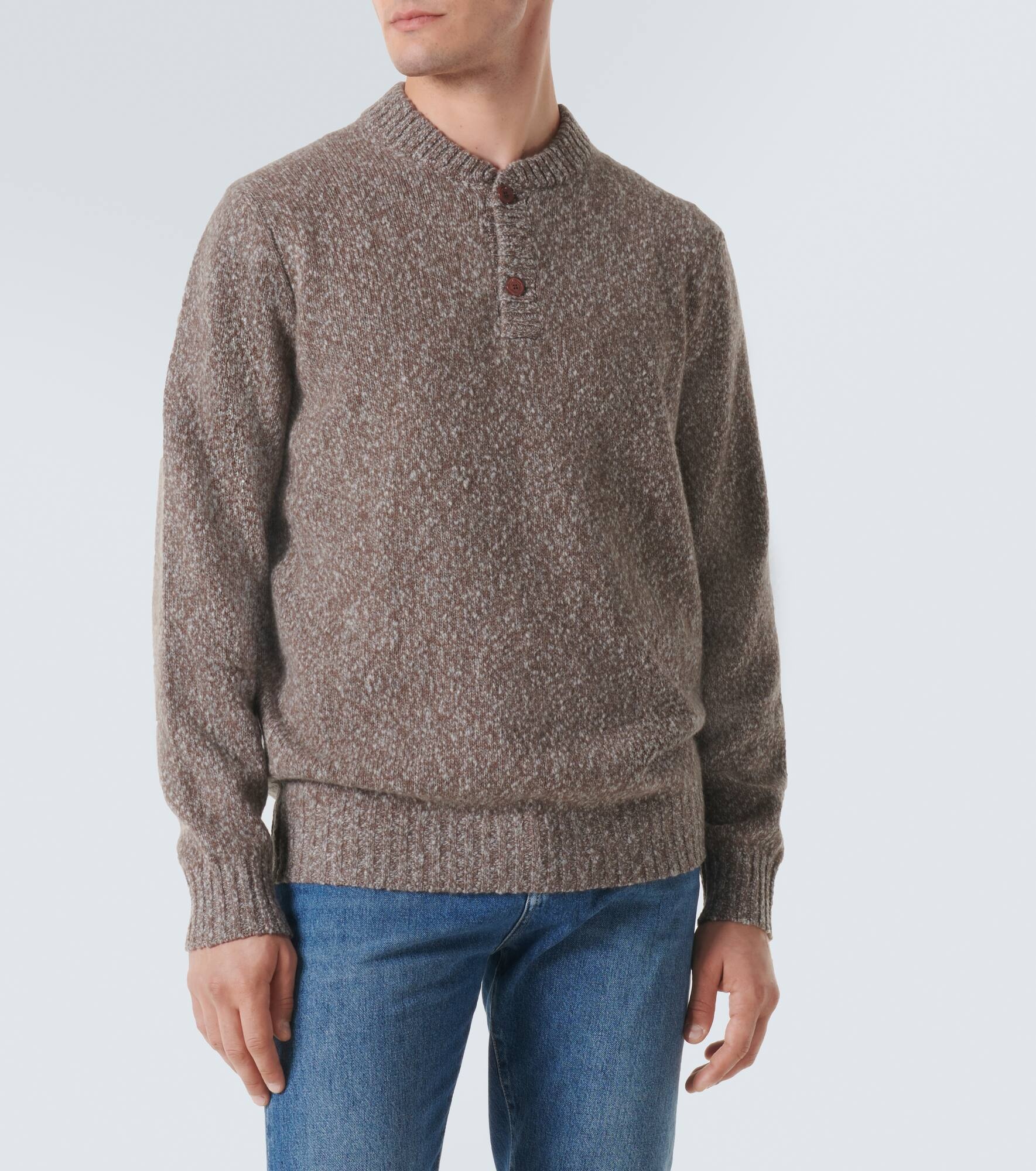 Wool and cashmere sweater - 3