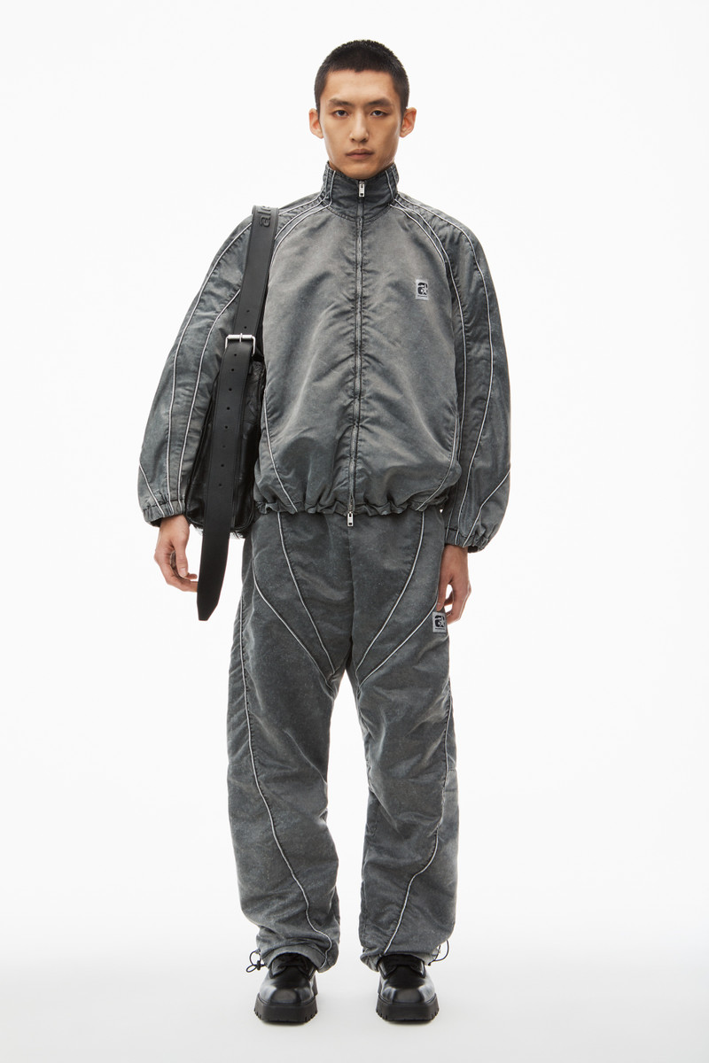 Alexander Wang relaxed fit jogger pant with piped seams outlook