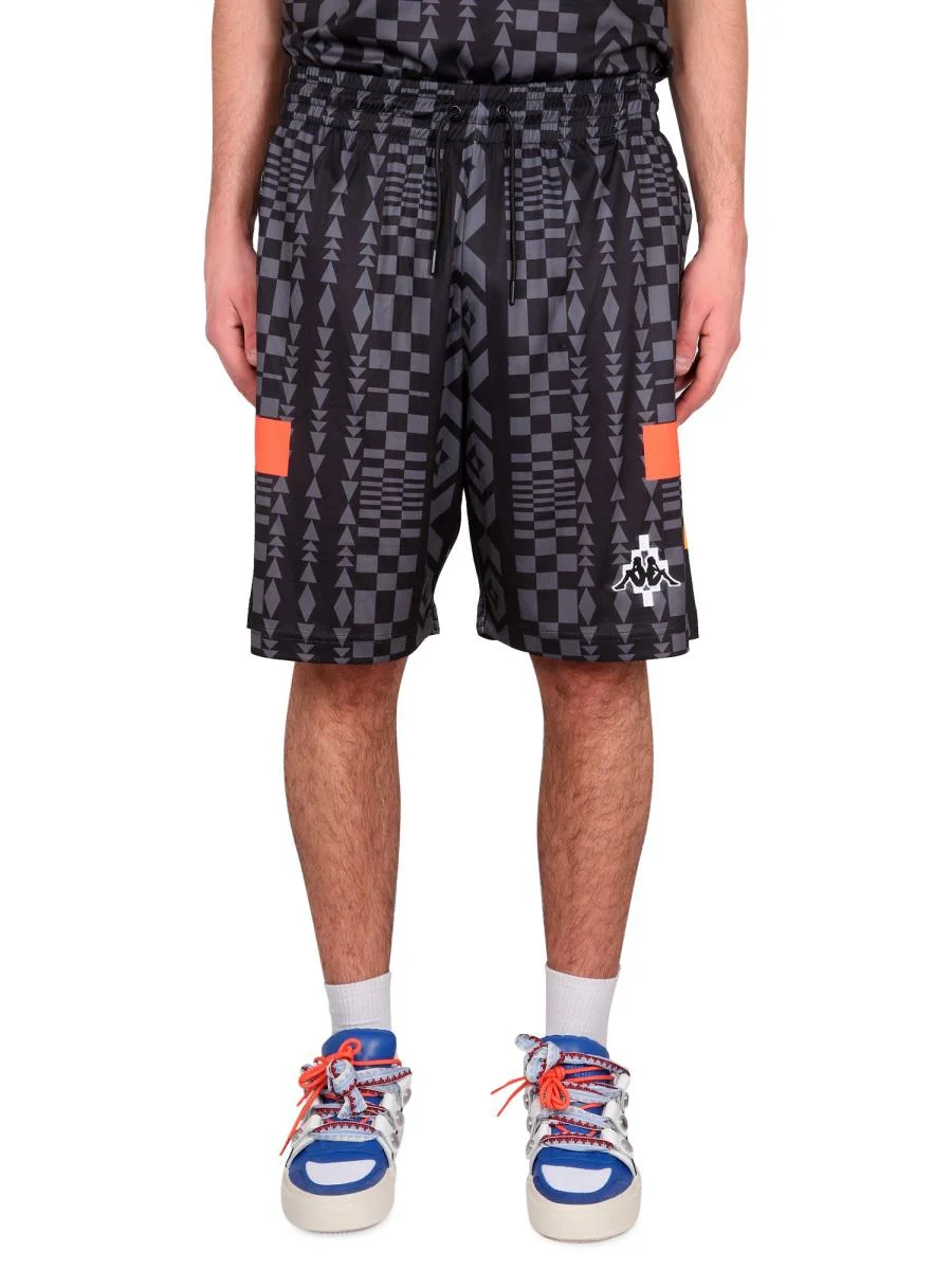 MARCELO BURLON COUNTY OF MILAN MARCELO BURLON X KAPPA BERMUDA SHORTS - 1