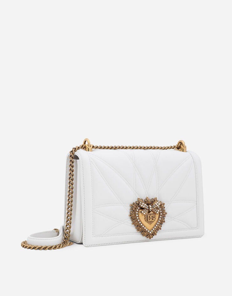 Large Devotion bag in matelassé nappa leather - 3