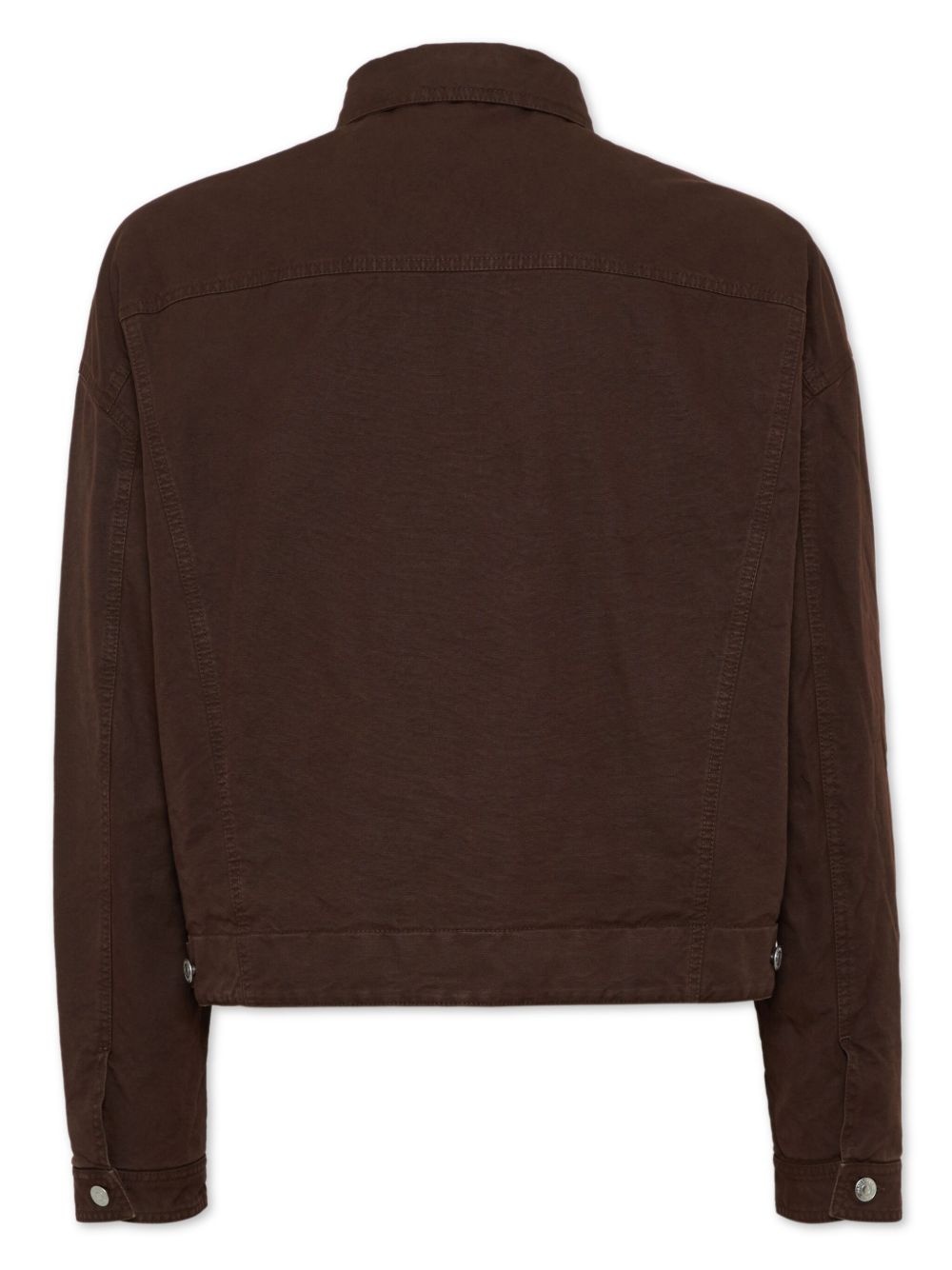 cotton pocketed shirt jacket - 2