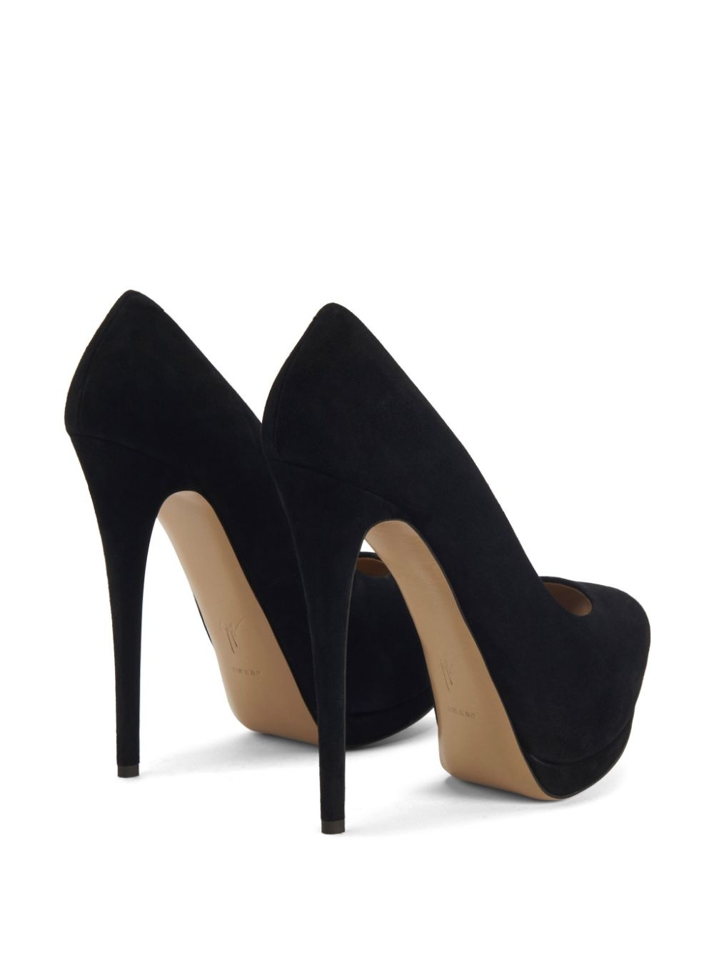 Sharon 130mm suede pumps - 3