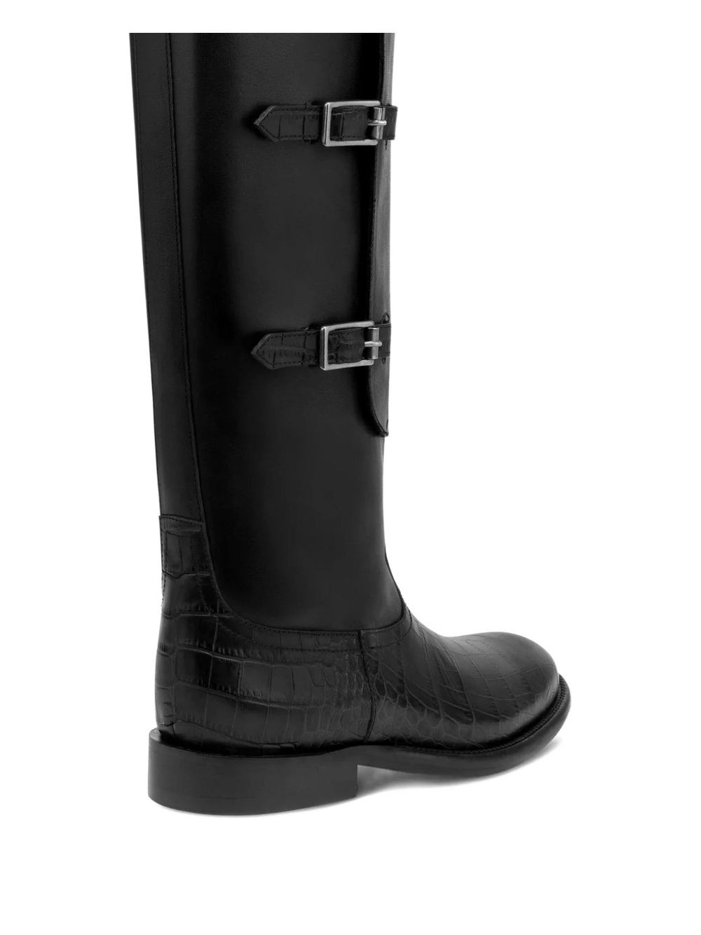 20mm Montana Buckle crocodile-embossed boots - 4