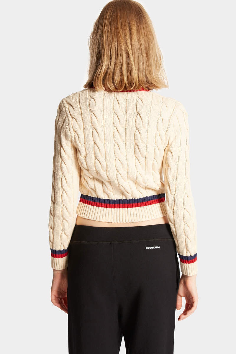 CABLE-KNIT CARDIGAN - 4
