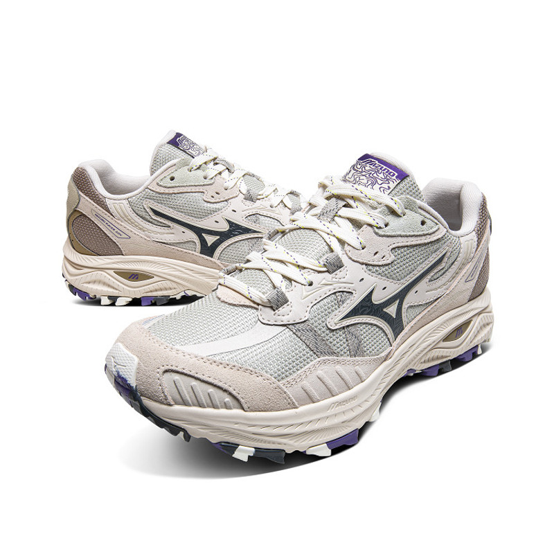 Mizuno Mizuno RACER ADV 'Off White Purple' D1GH241206 outlook