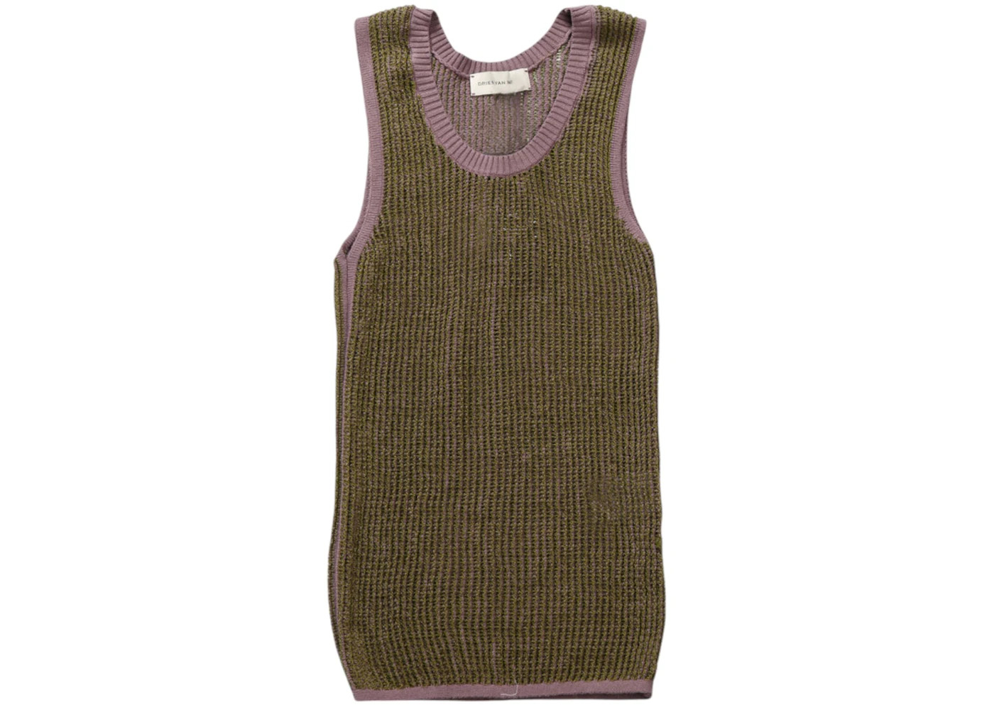 Dries Van Noten Knitted Tank Top Mauve - 1