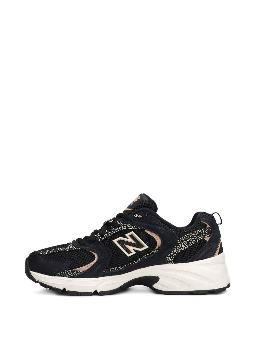 mesh-panel trainers - 3