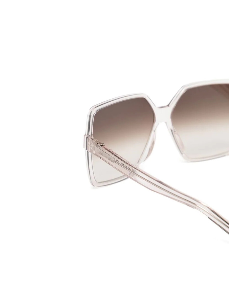 gradient oversize-frame sunglasses 3