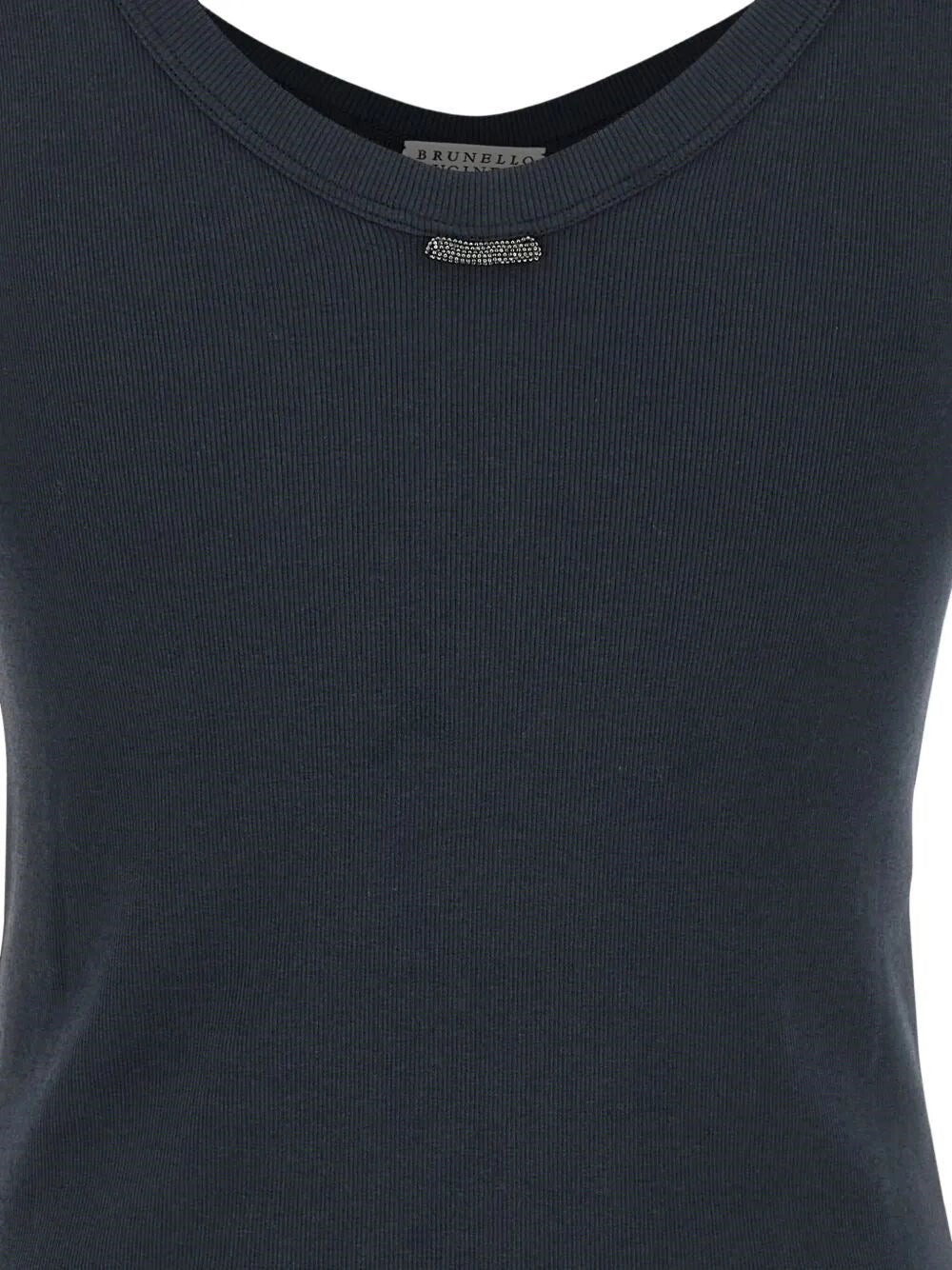 Brunello Cucinelli Women Ribbed Jersey T-Shirt - 3