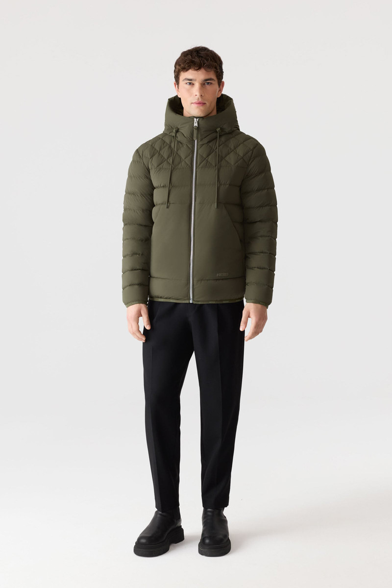 BERGEN Quilted Down Hooded Jacket 3