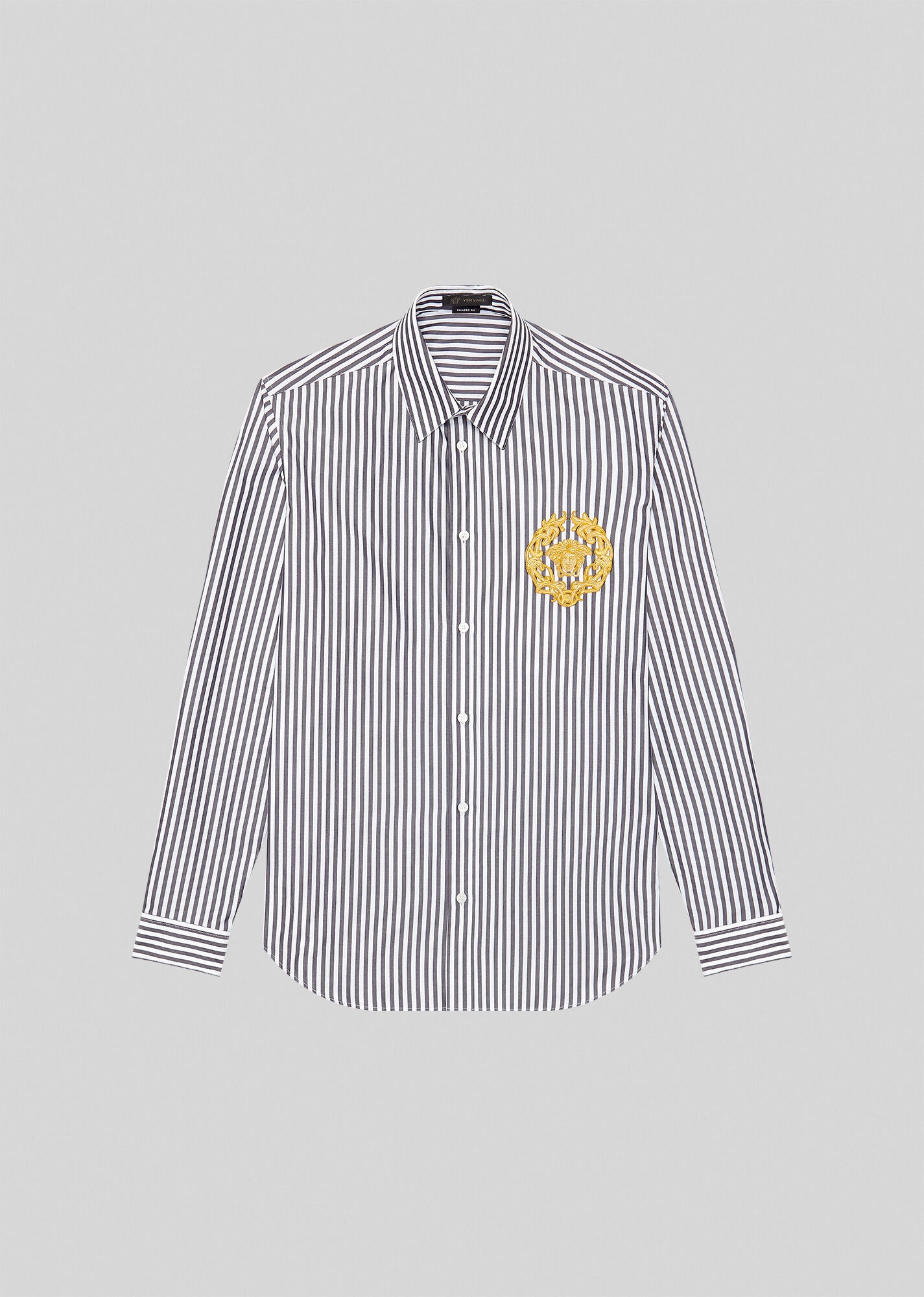 Medusa Crest Embroidered Shirt - 1