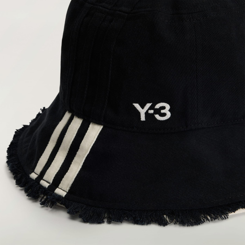 Y-3 STRIPES BUCKET HAT 3