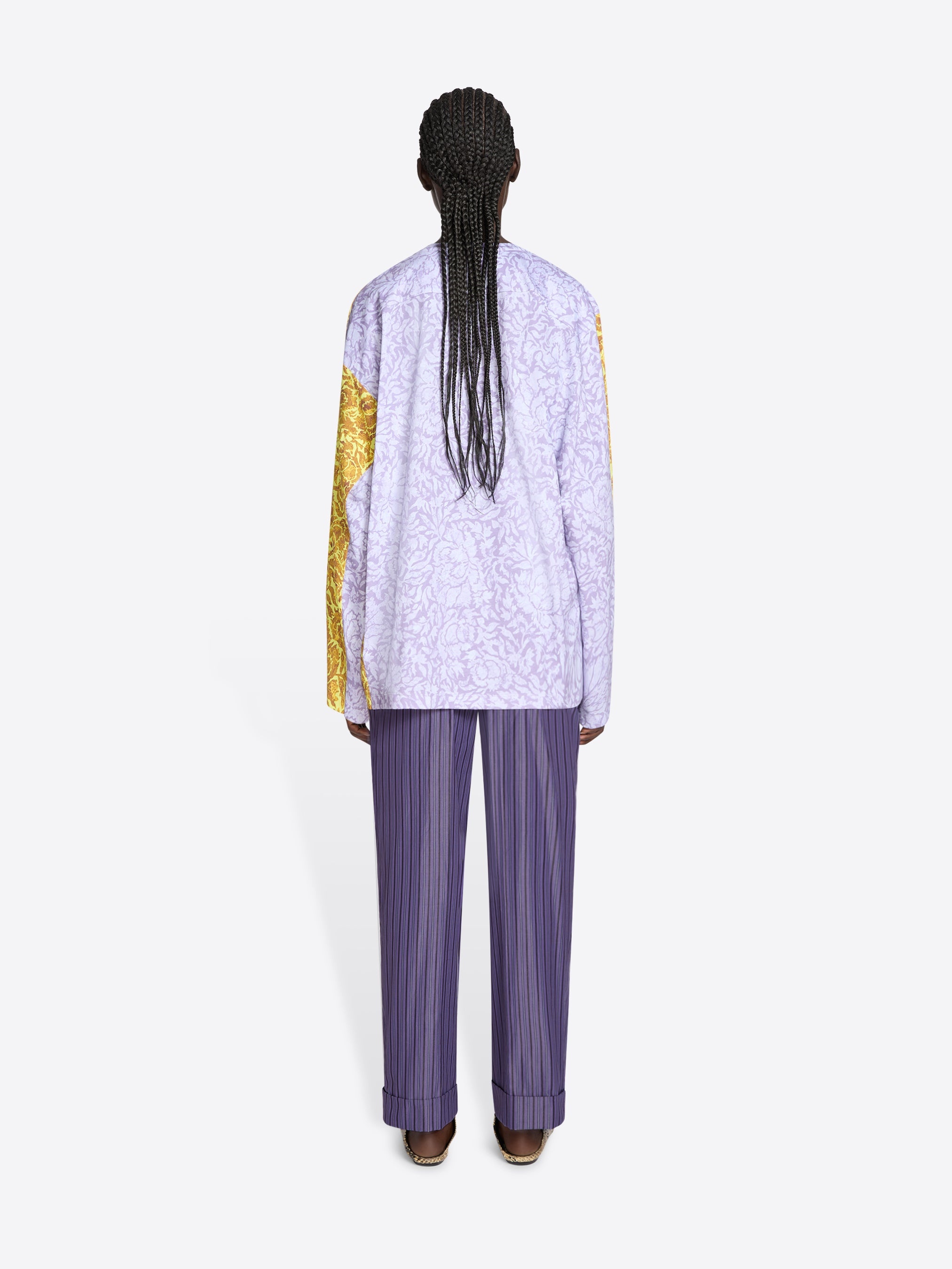 PRINTED CONTRAST TEE - 4