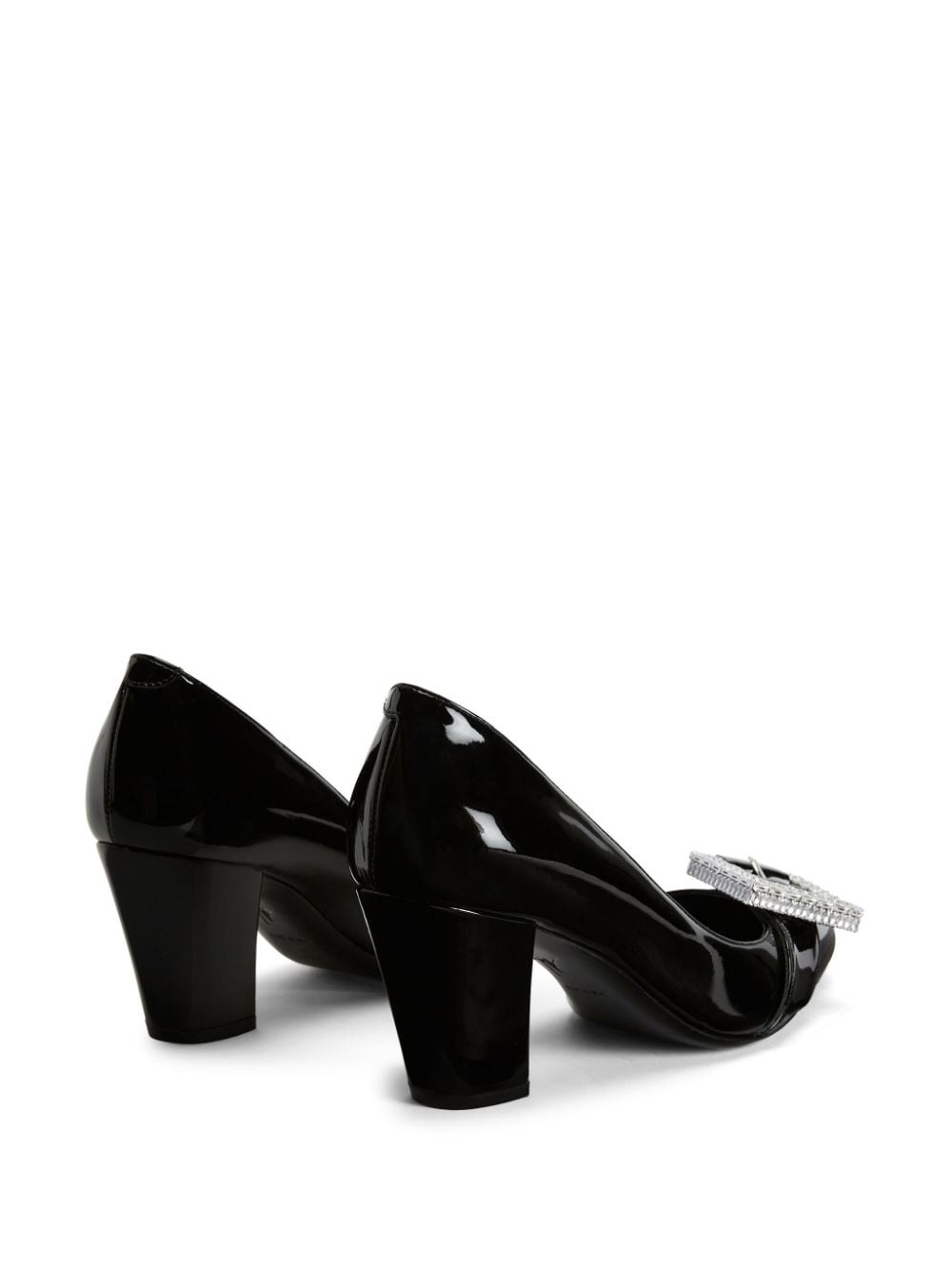 buckle-detail leather pumps - 3