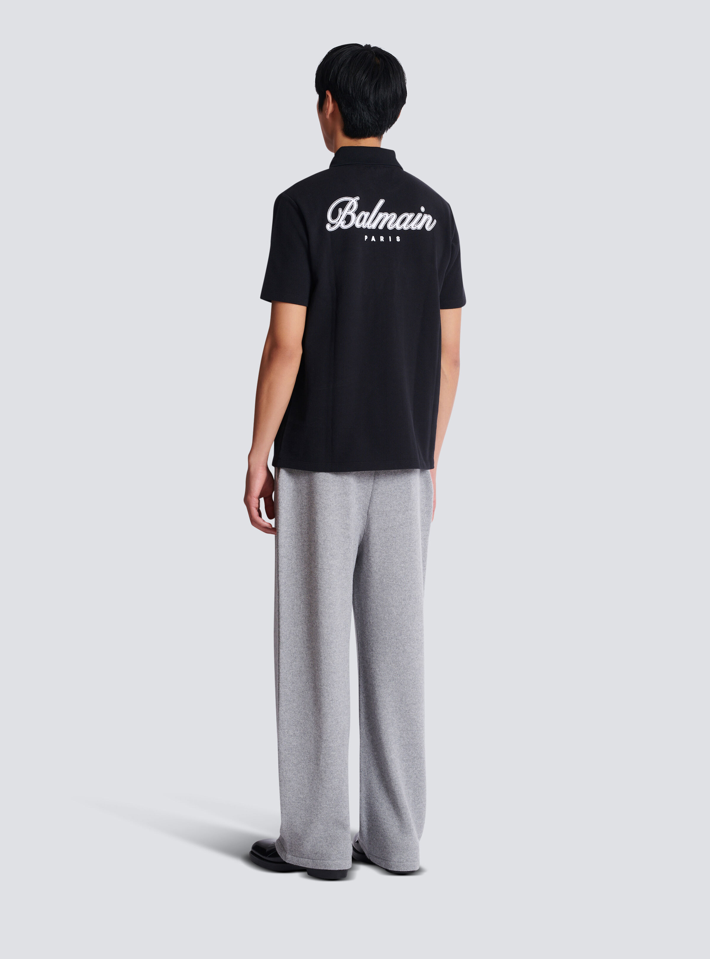 Short-sleeved College Emblem polo - 4