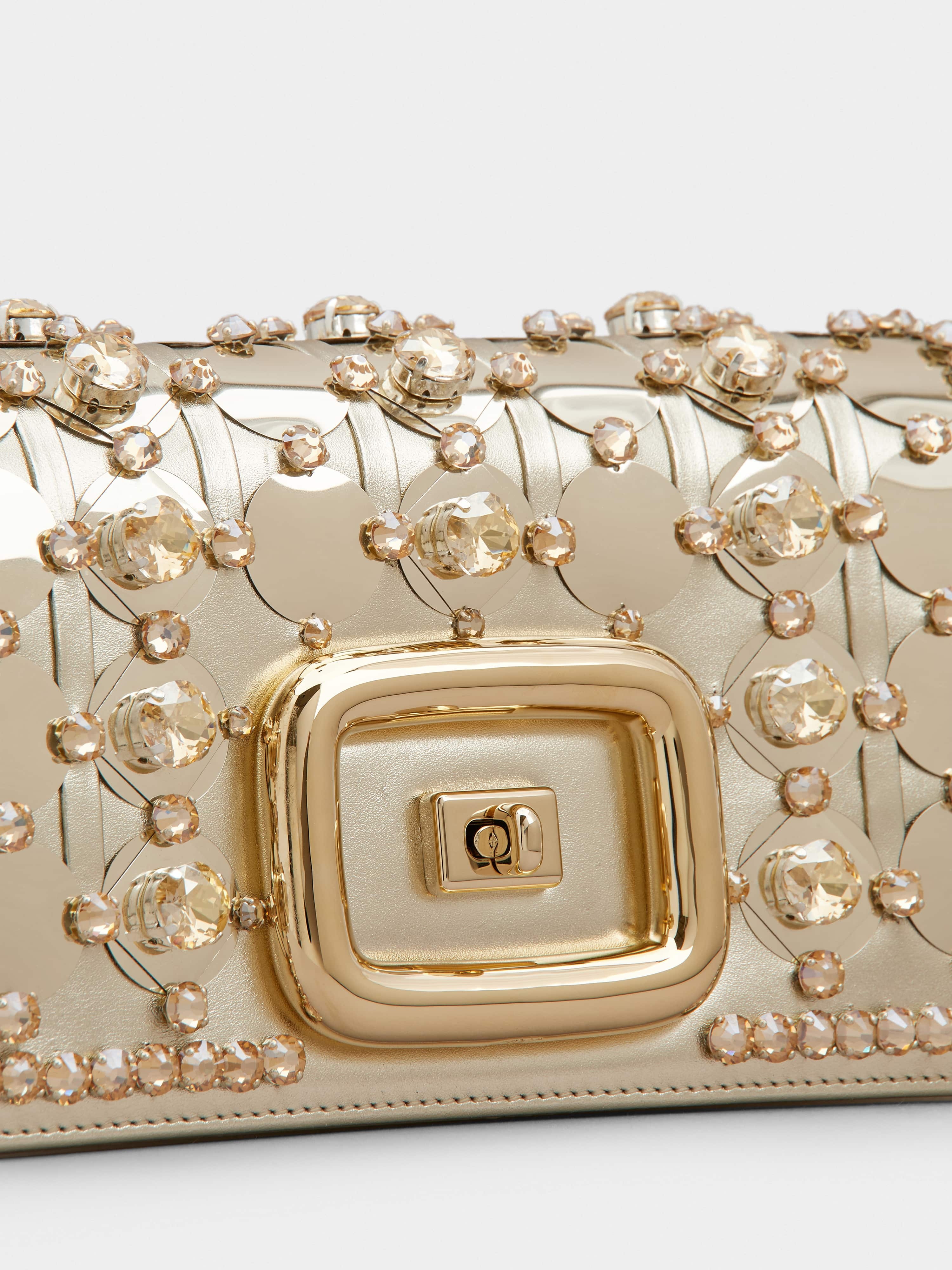 Viv' Choc Disco Mini Bag in Leather - 6
