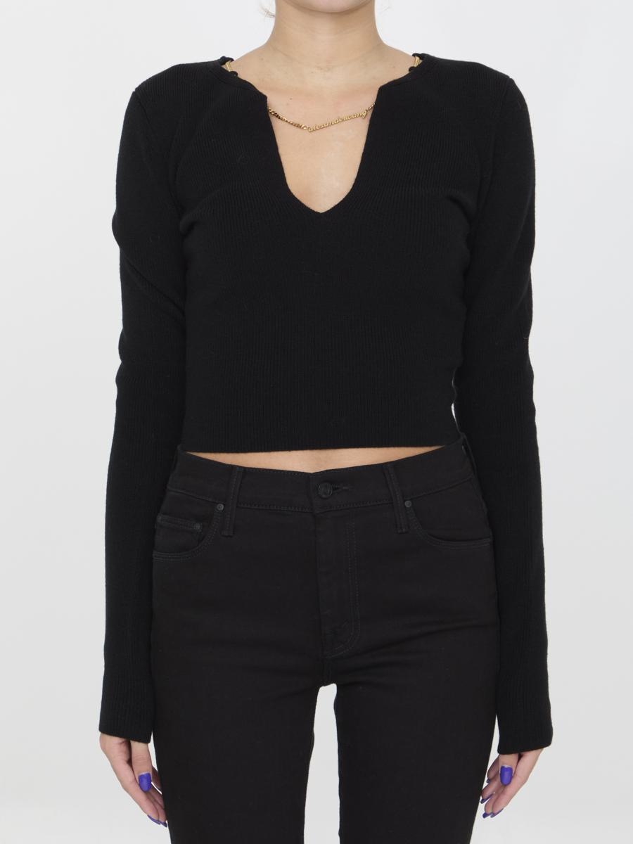 ALEXANDER WANG MERINO WOOL PULLOVER - 1