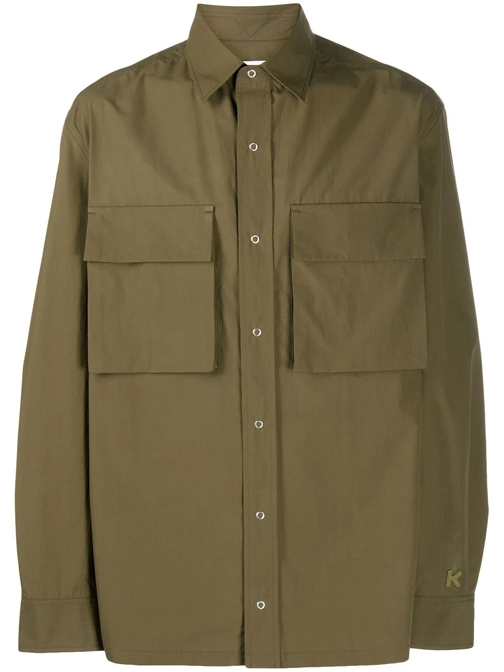 long-sleeved utility shirt - 1