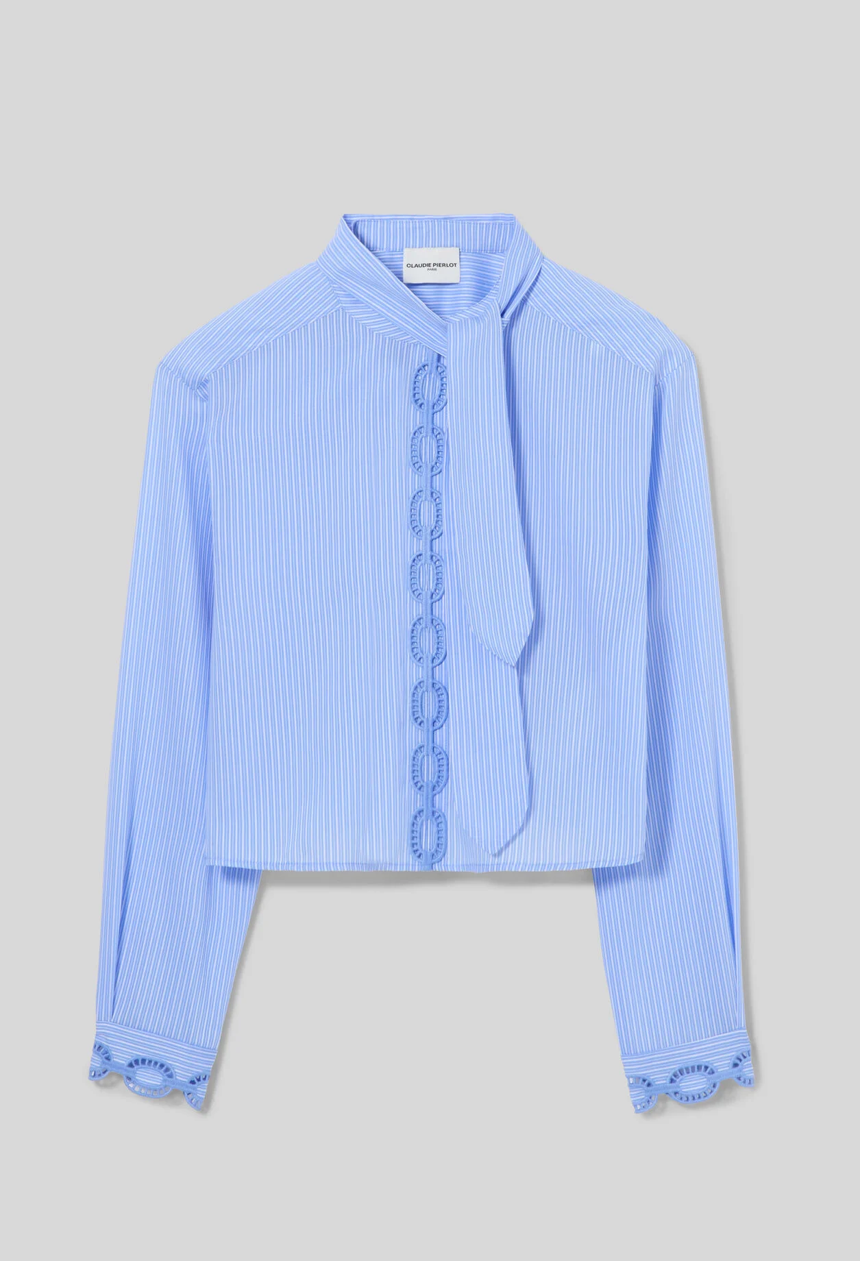 STRIPED POPLIN SHIRT - 1