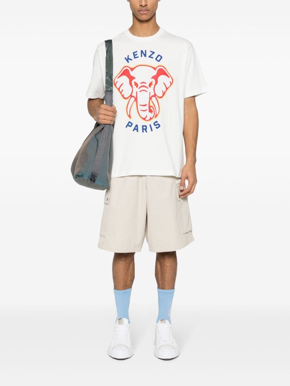 Elephant-print cotton T-shirt - 2
