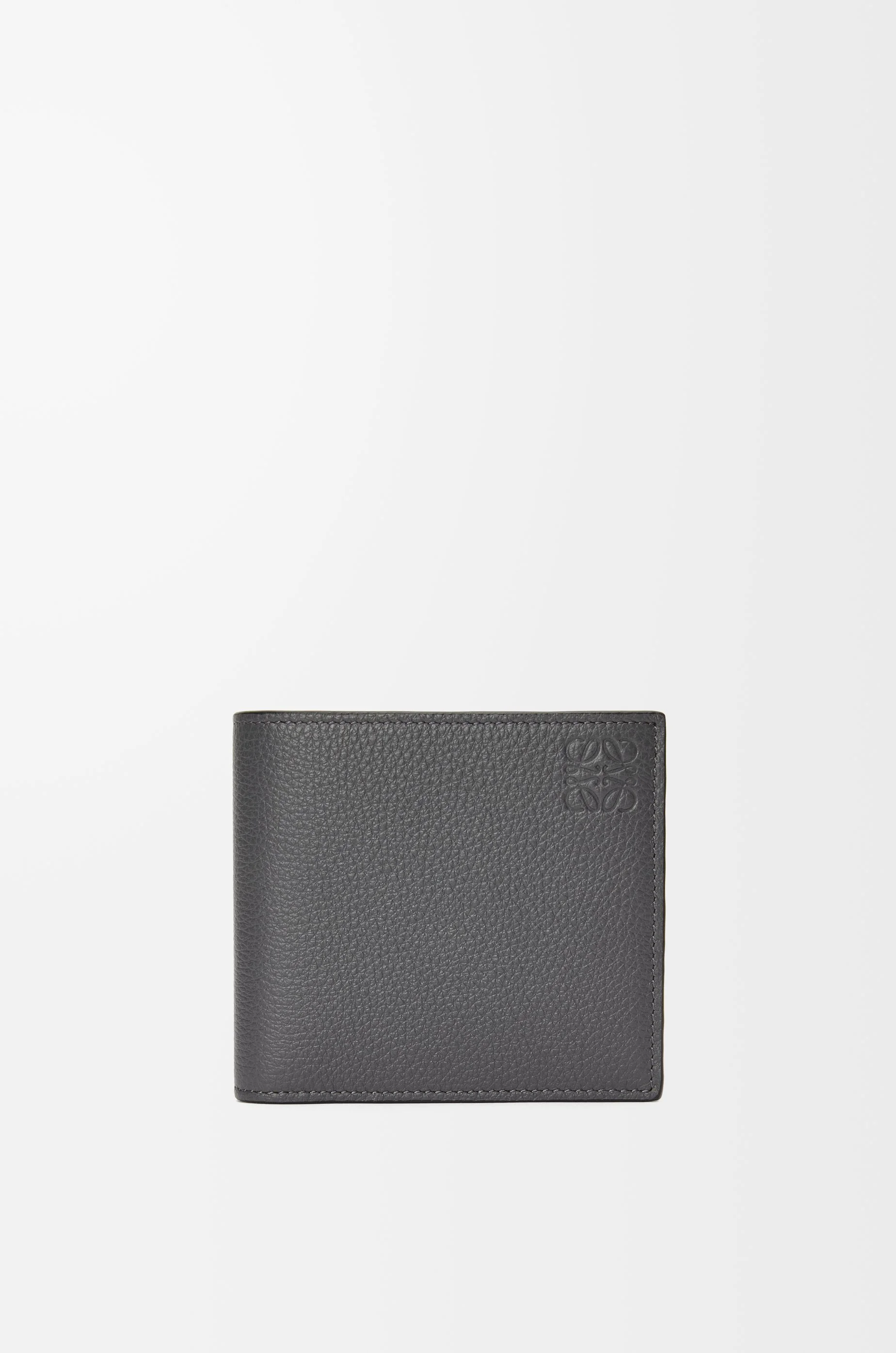 Bifold coin wallet in soft grained calfskin - 1