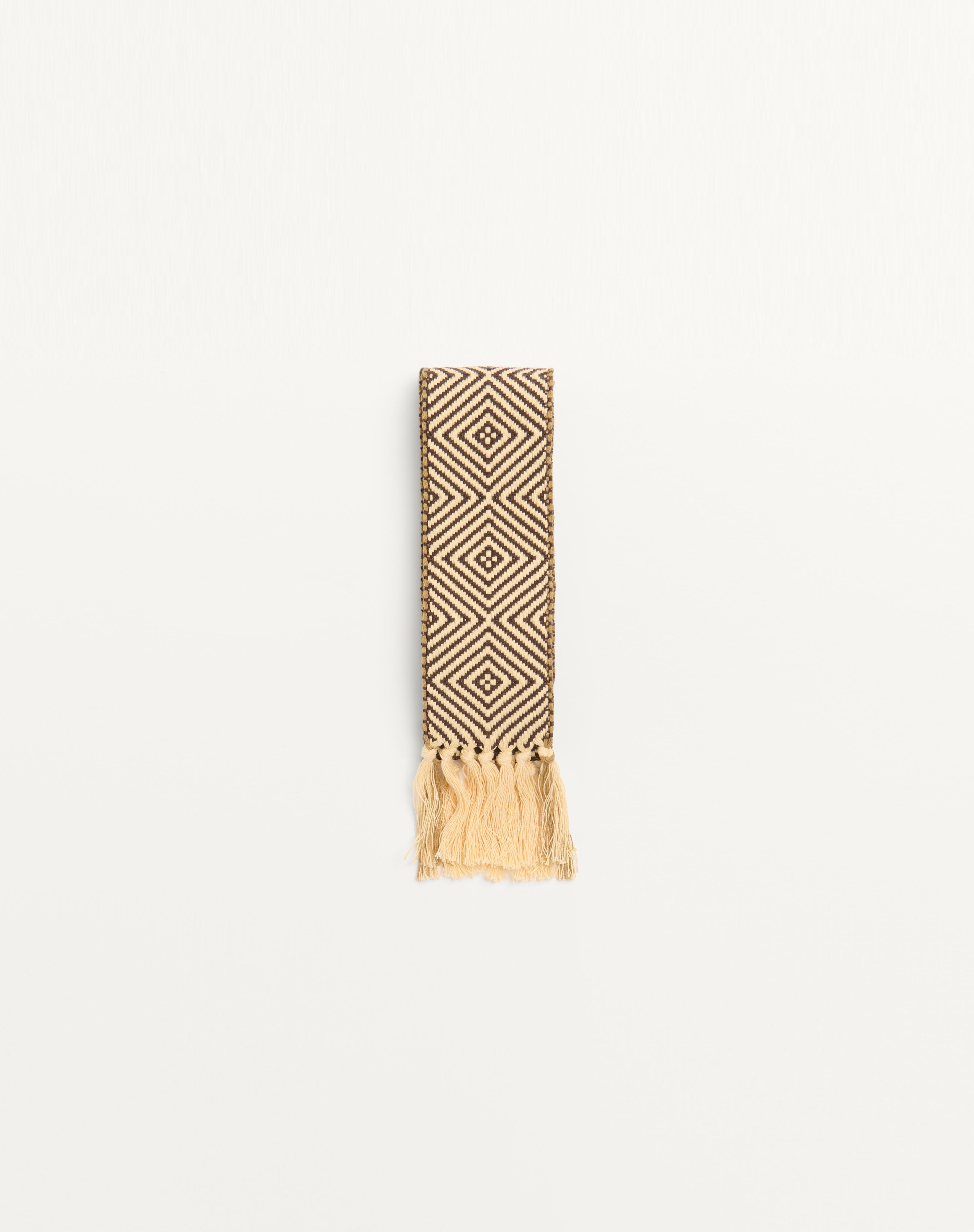 ANTIBES COTTON SCARF WITH FRINGE - 4